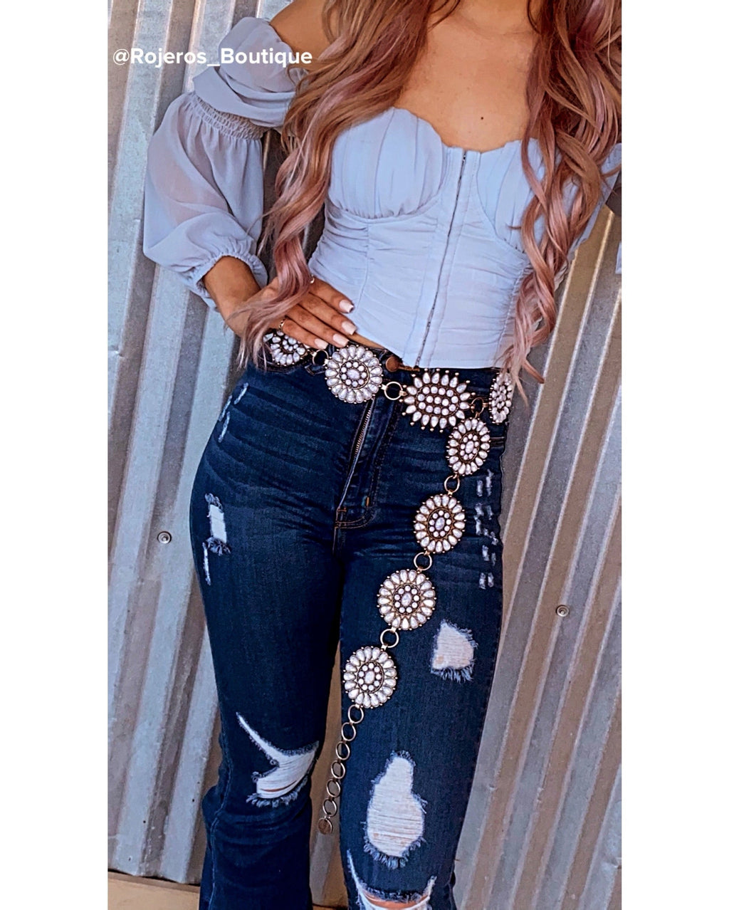 Concho Belt (IVORY)