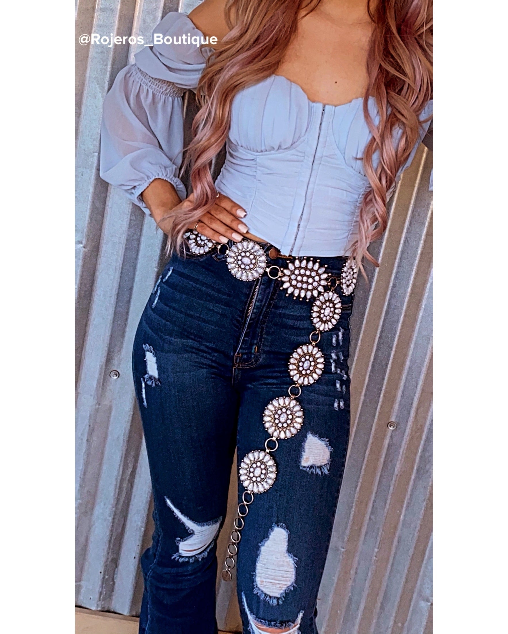 Concho Belt (IVORY)