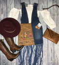 Denim duster