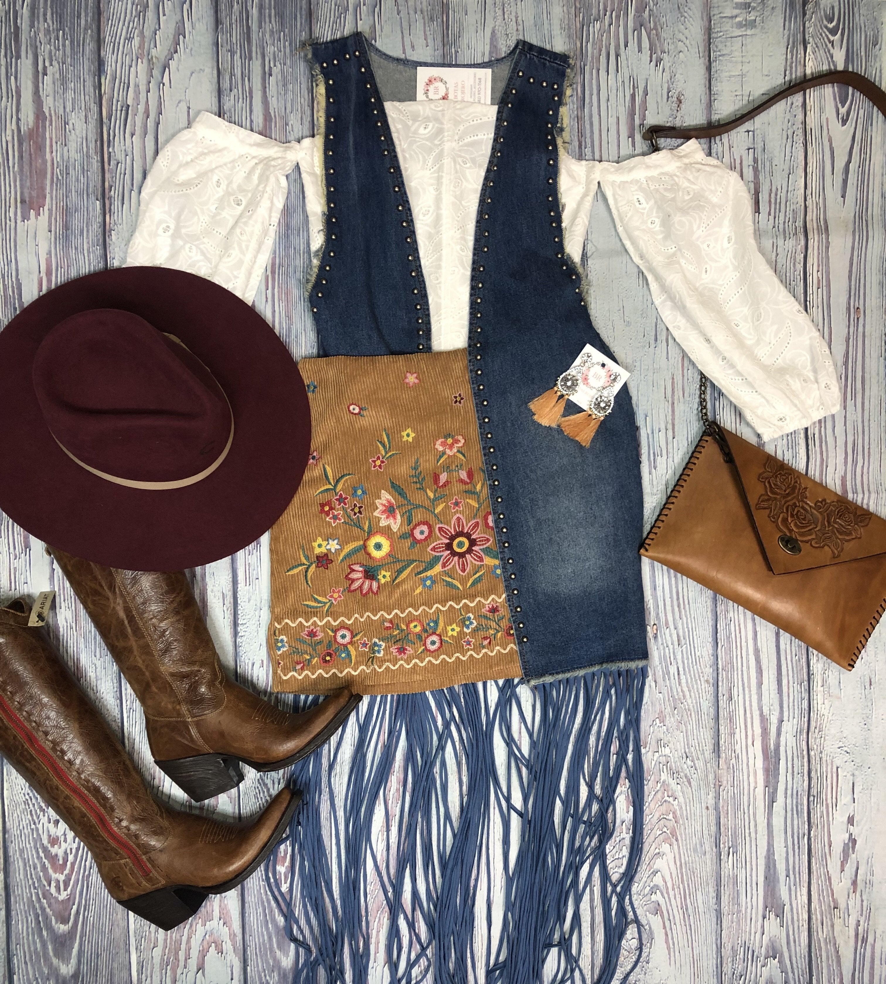 Denim duster