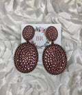 Pink panache earrings