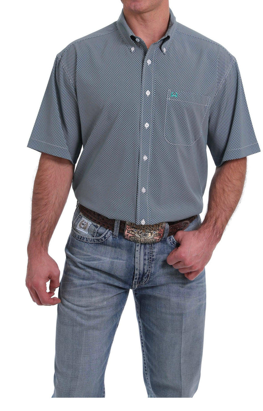 CINCH MENS SHORT SLEEVE PRINT ARENAFLEX - MUL MTW1704055