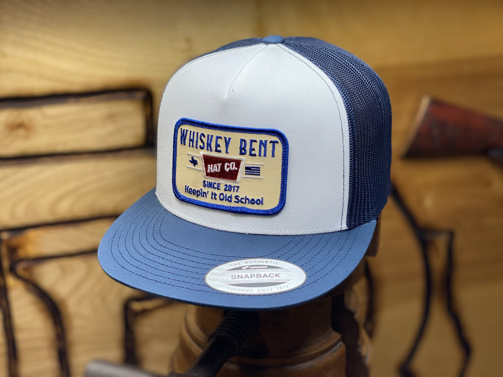 WHISKEY BENT HAT CO : BREWSKI NAVY WHITE