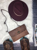 Printed crossbody bag