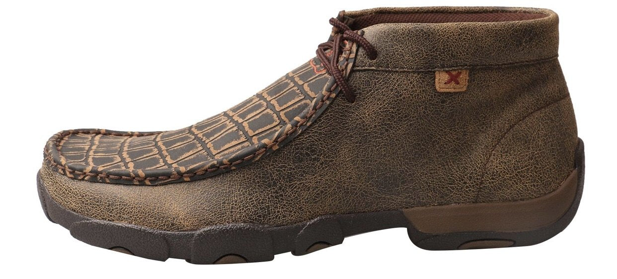 TWISTED X | Alloy Toe Driving Moc CAIMAN MDMAL02