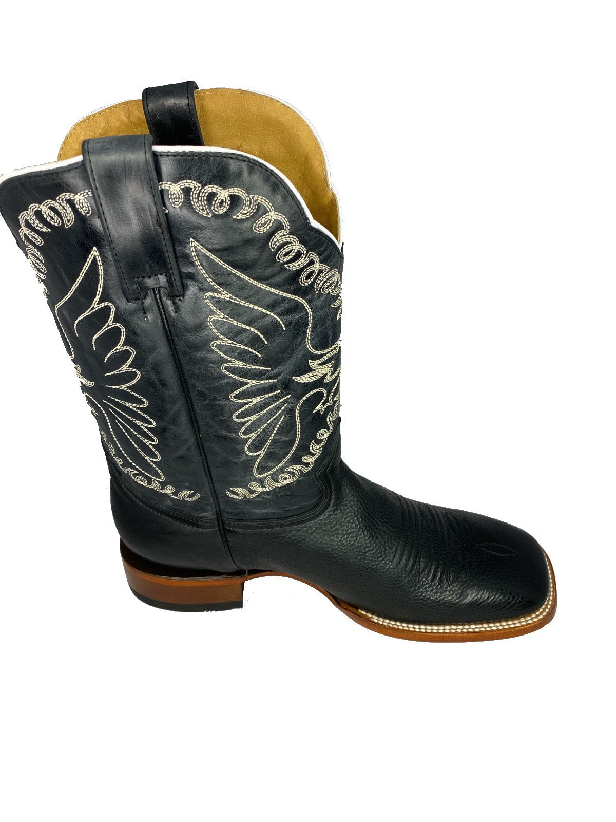 SQUARE TOE BOOT OKLAHOMA BLACK MOH210