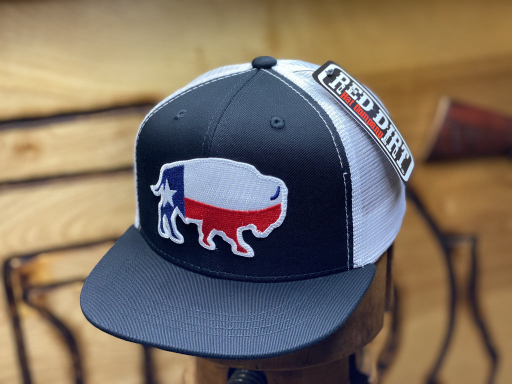 “Texas Buffalo” – Youth – Black / white RDHCY-49