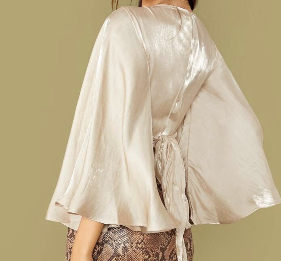 Fluted sleeve top