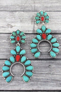 Squash blossom earrings