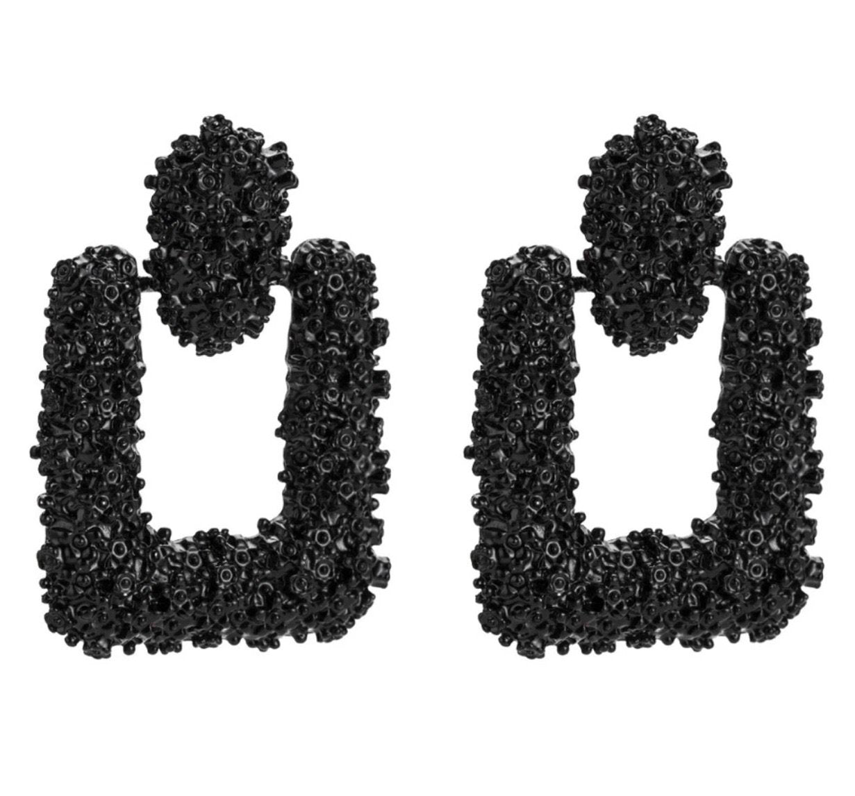Square earrings