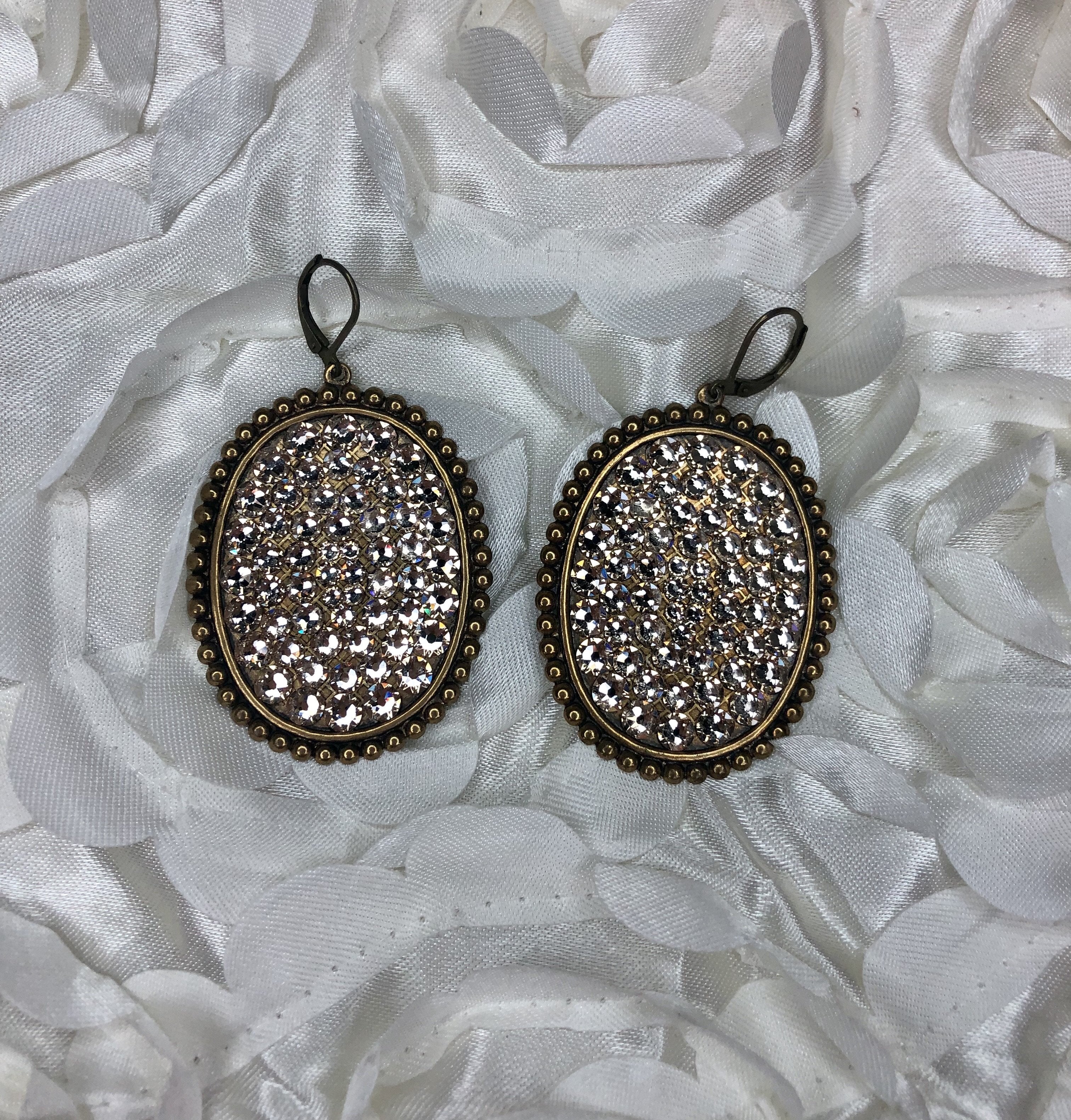 Pink panache earrings