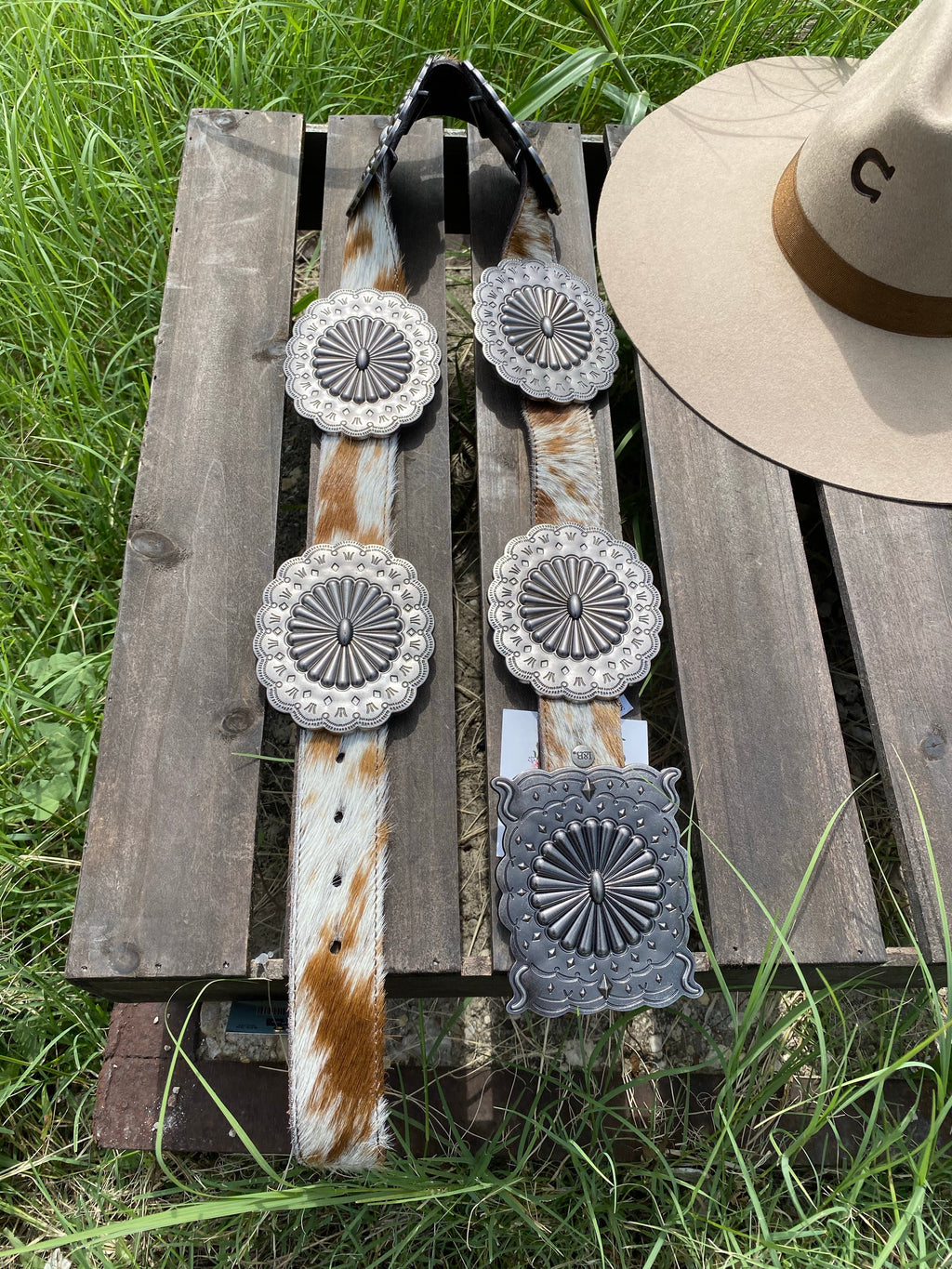 Cowhide belt