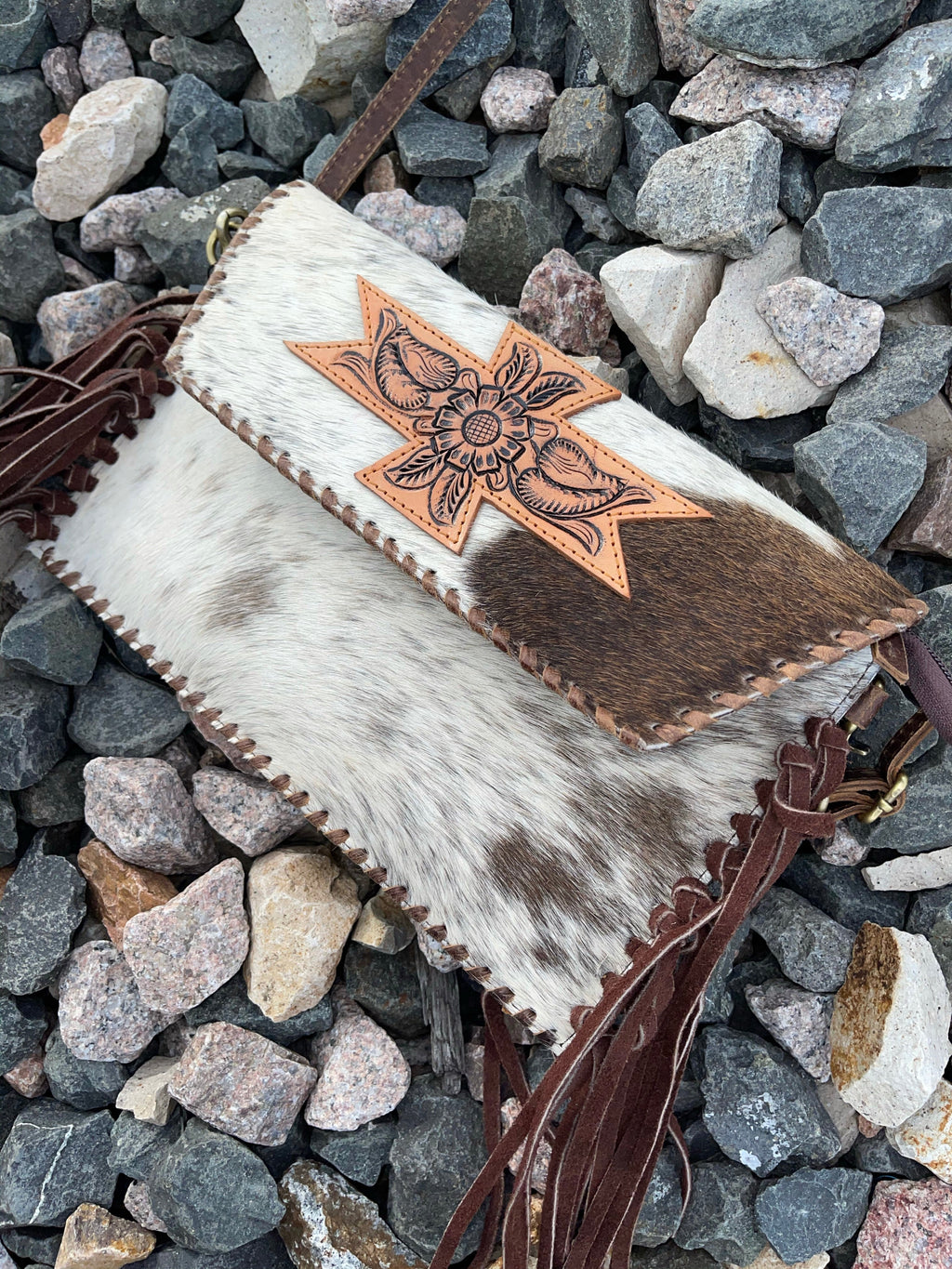 COWHIDE PURSE