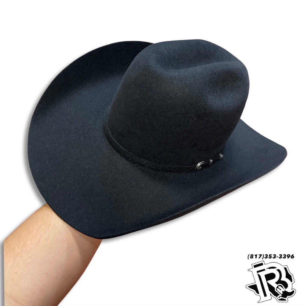 7X BLACK | RODEO KING FELT COWBOY HAT