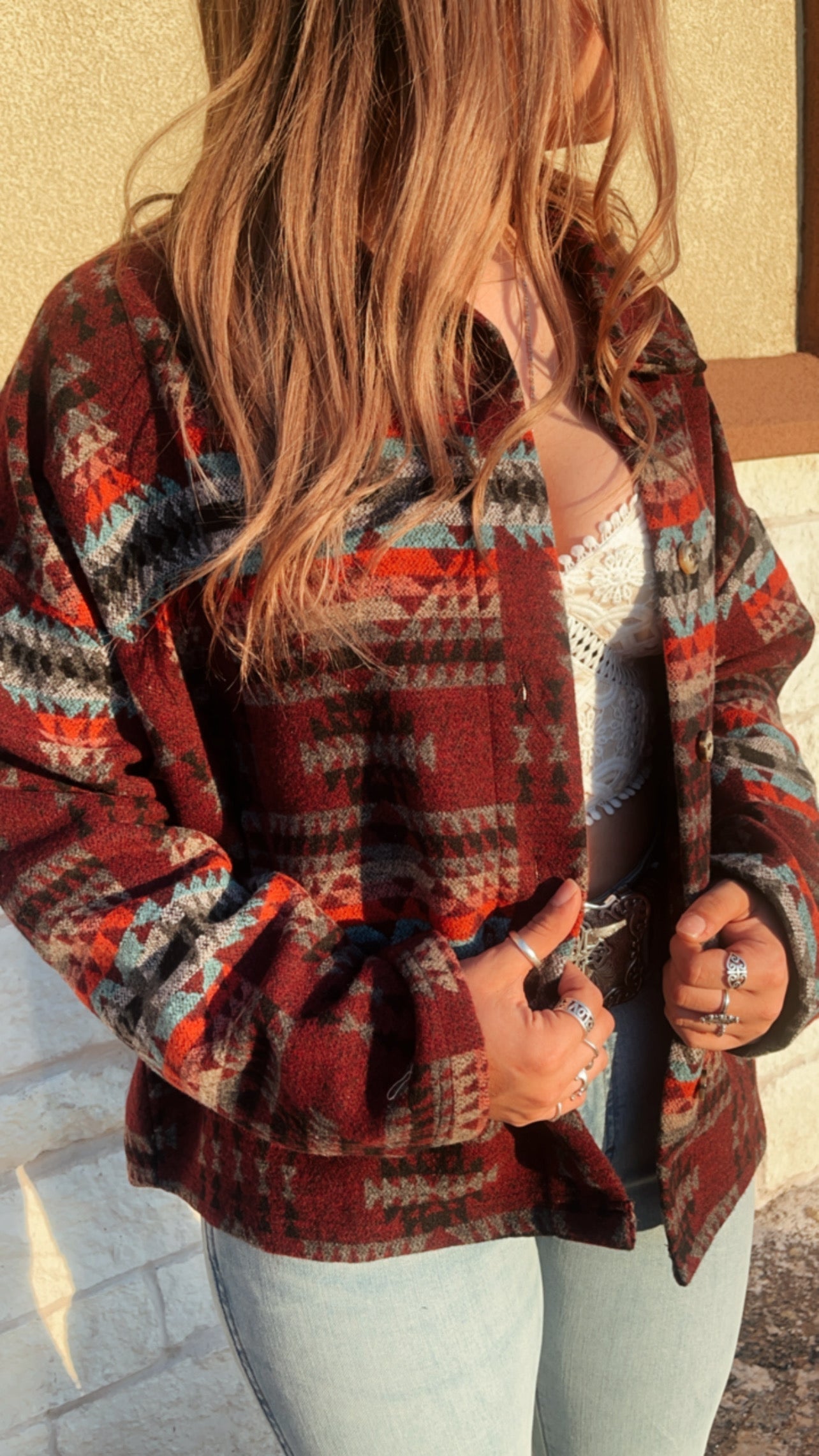 Judy red jacket 22047