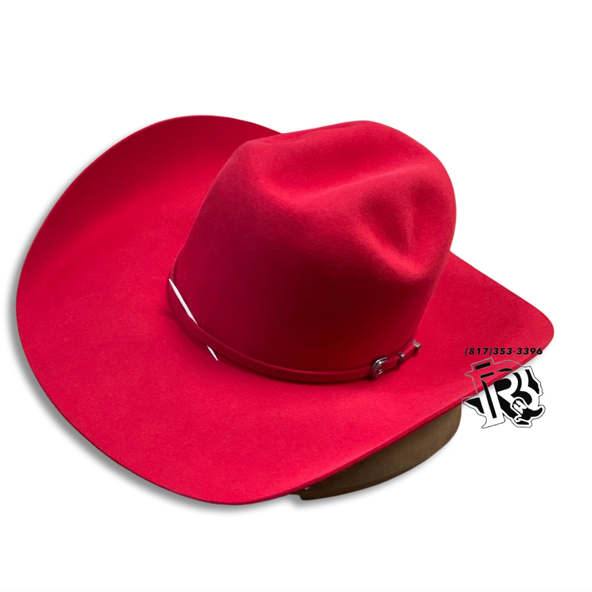LUCKY 7X | RED RETRO COWBOY HAT