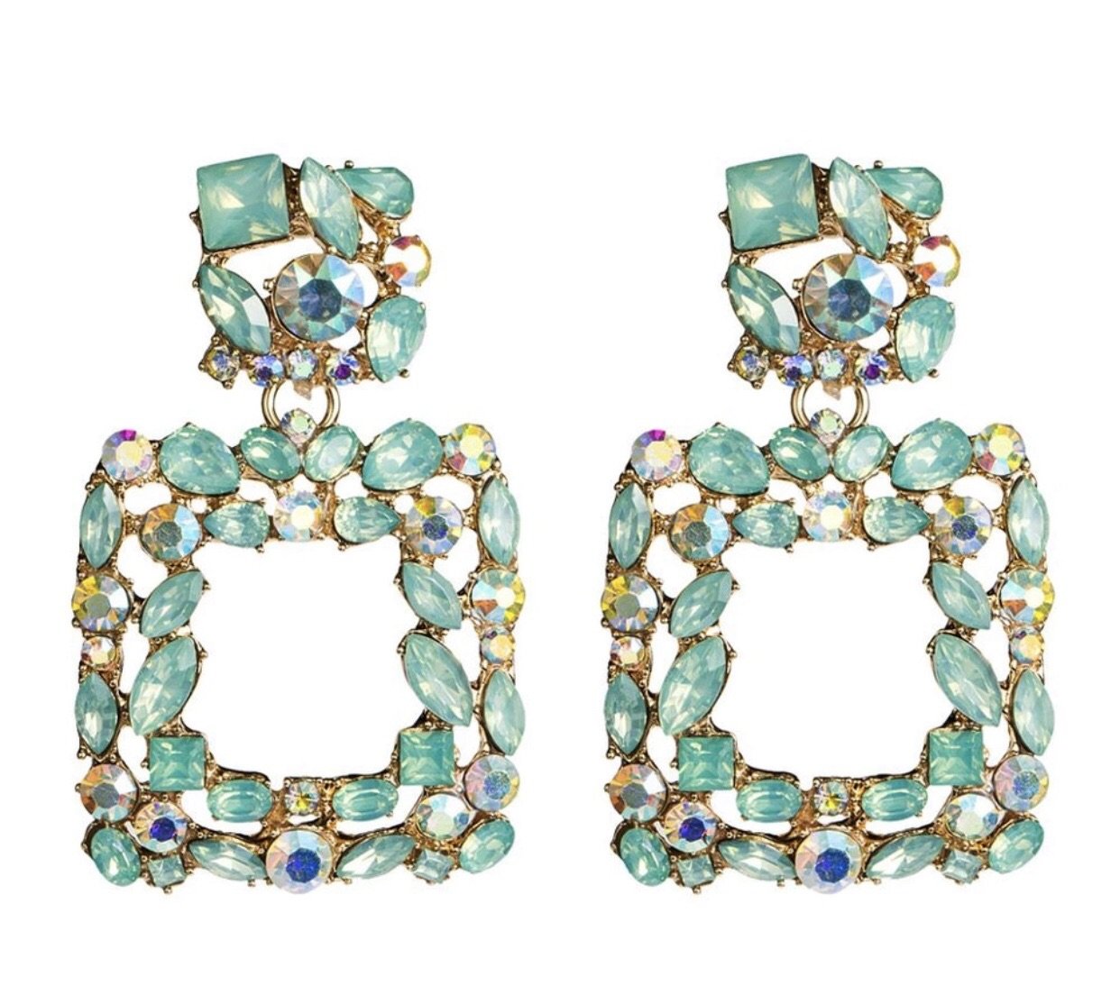 Square earrings