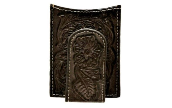 Leather Ariat Money Clip Wallet A3528002