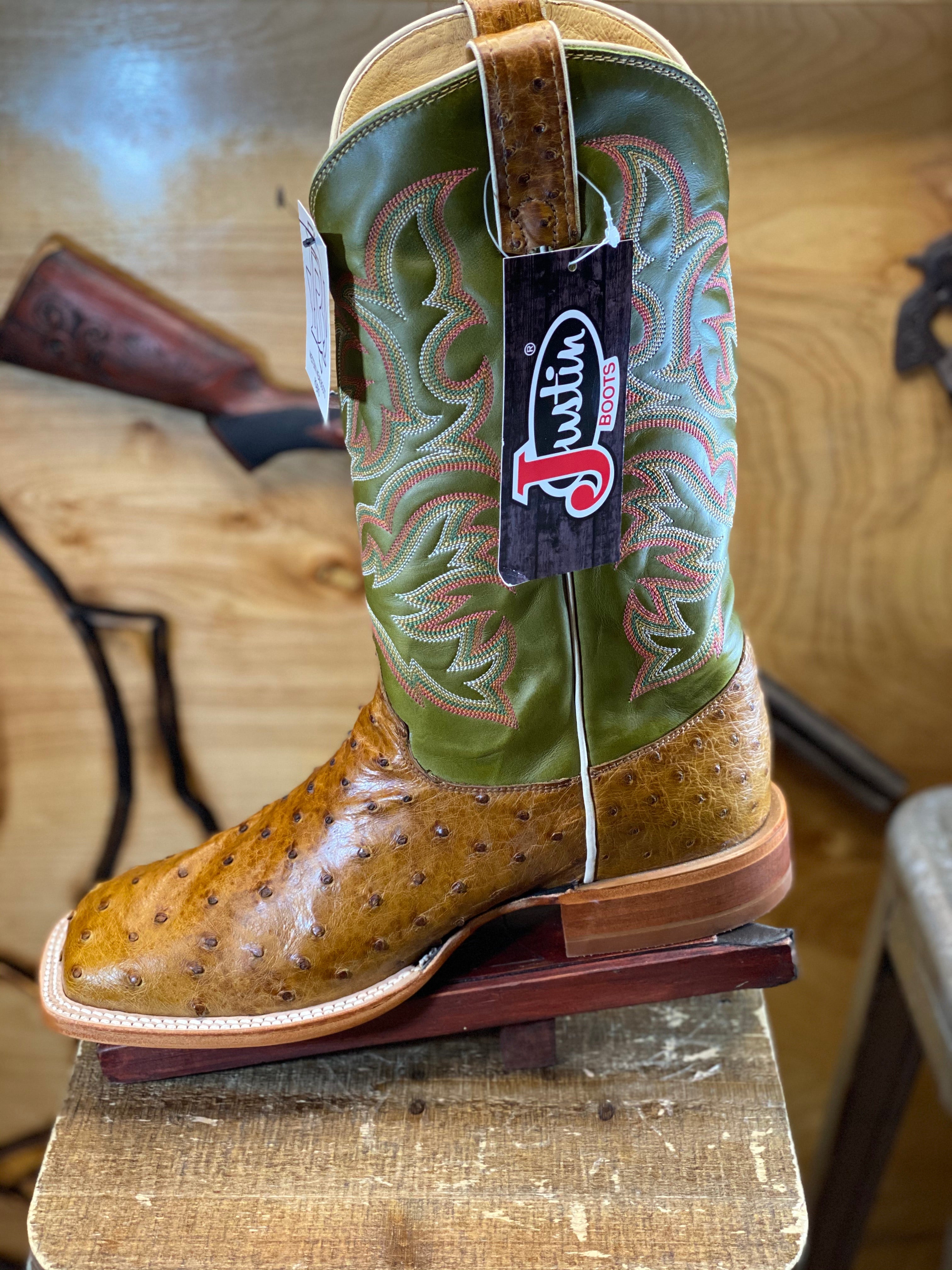 8574 JUSTIN BOOTS ®️ ORIGNAL Ostrish