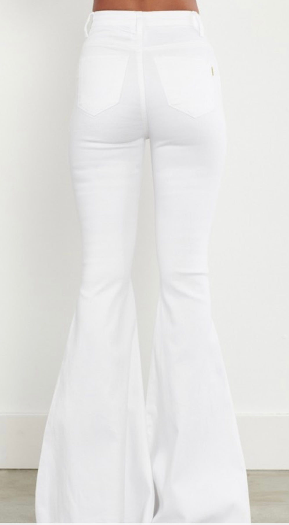 LEXA WHITE BELL BOTTOMS