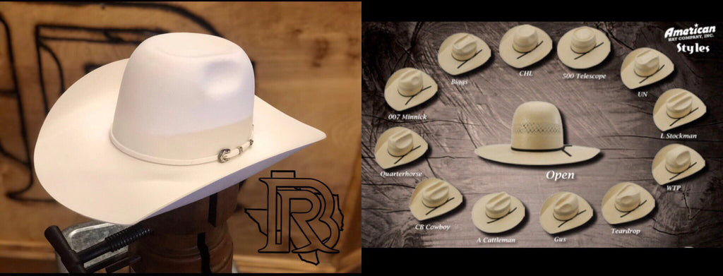 6X  WHITE | AMERICAN HAT FELT COWBOY HAT