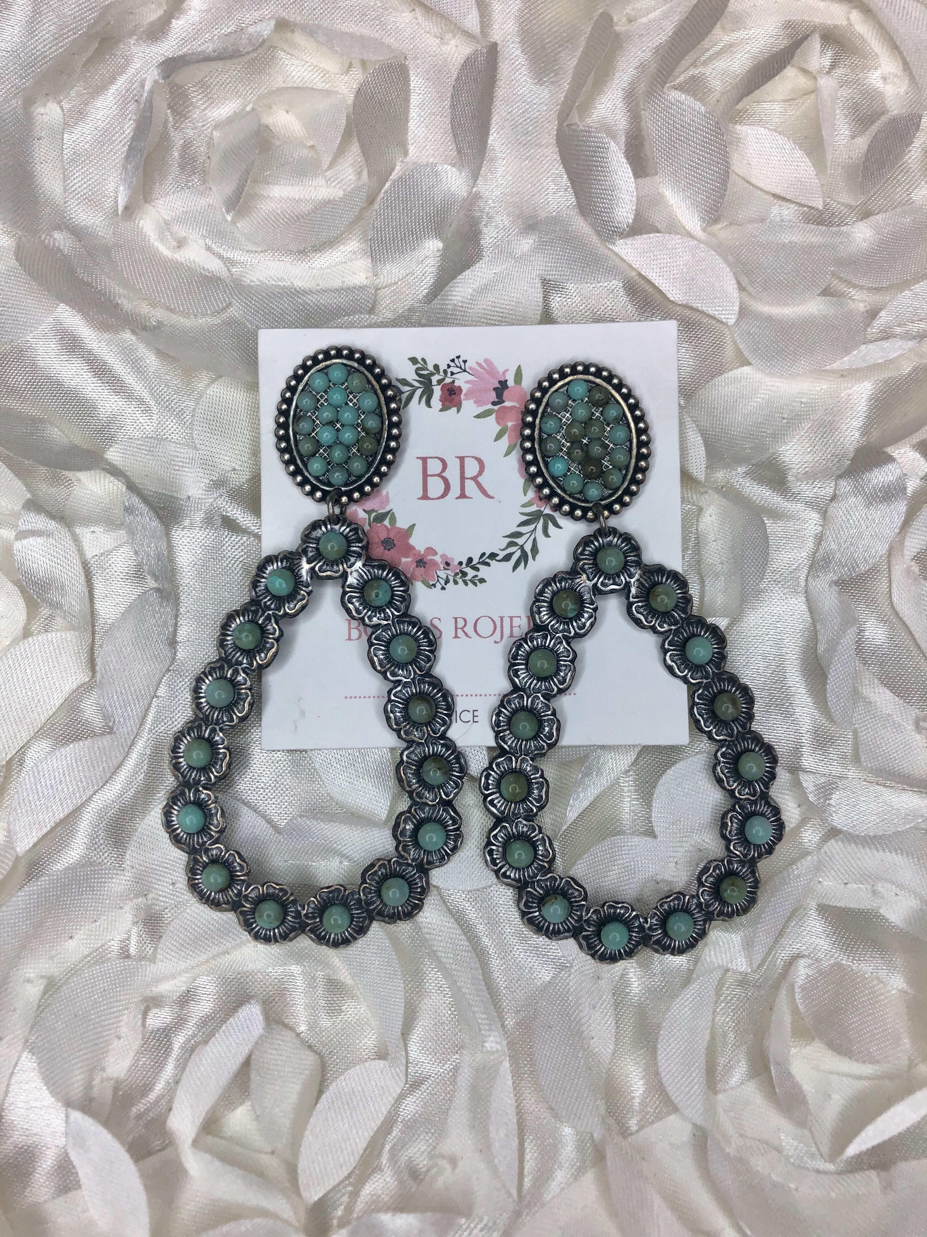 Pink panache earrings