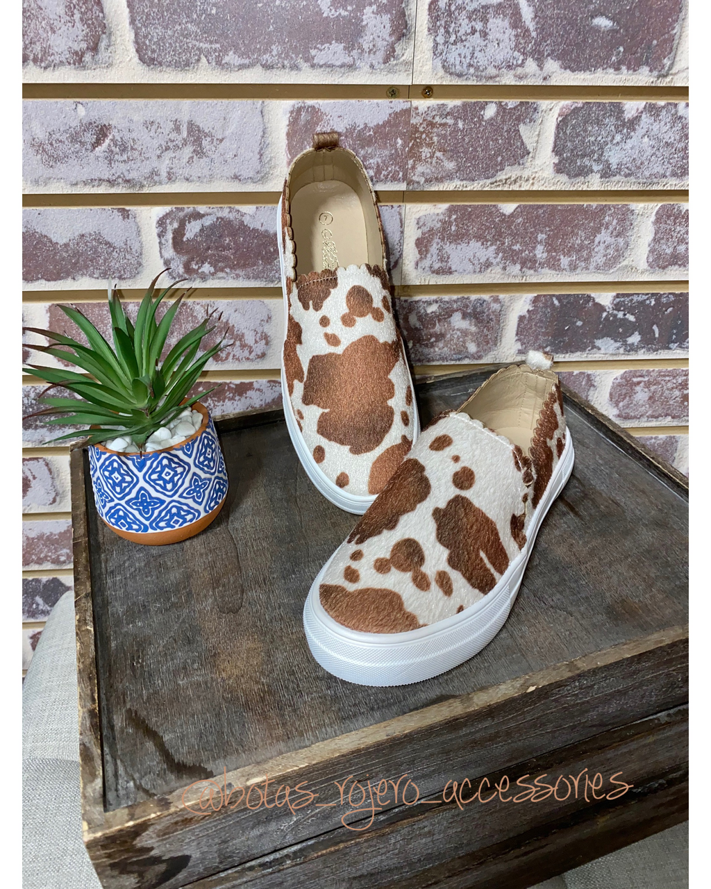 Cowhide shoes