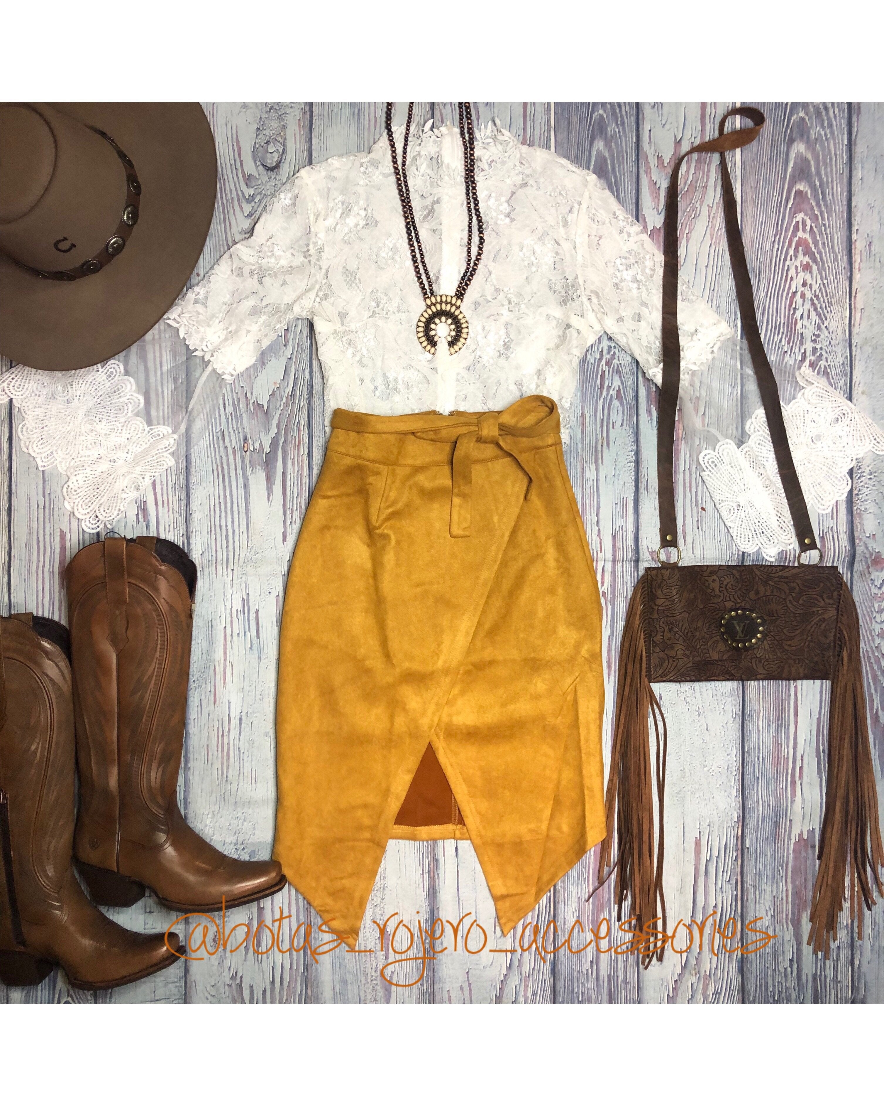 Mustard skirt
