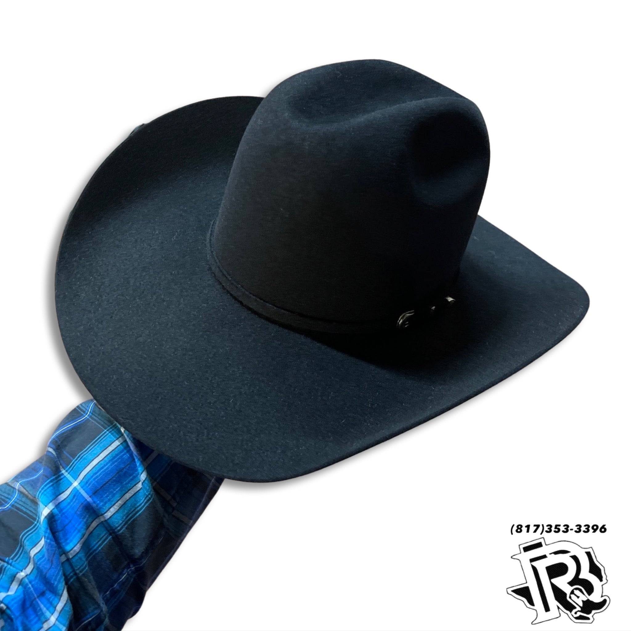 7X BLACK | RODEO KING FELT COWBOY HAT