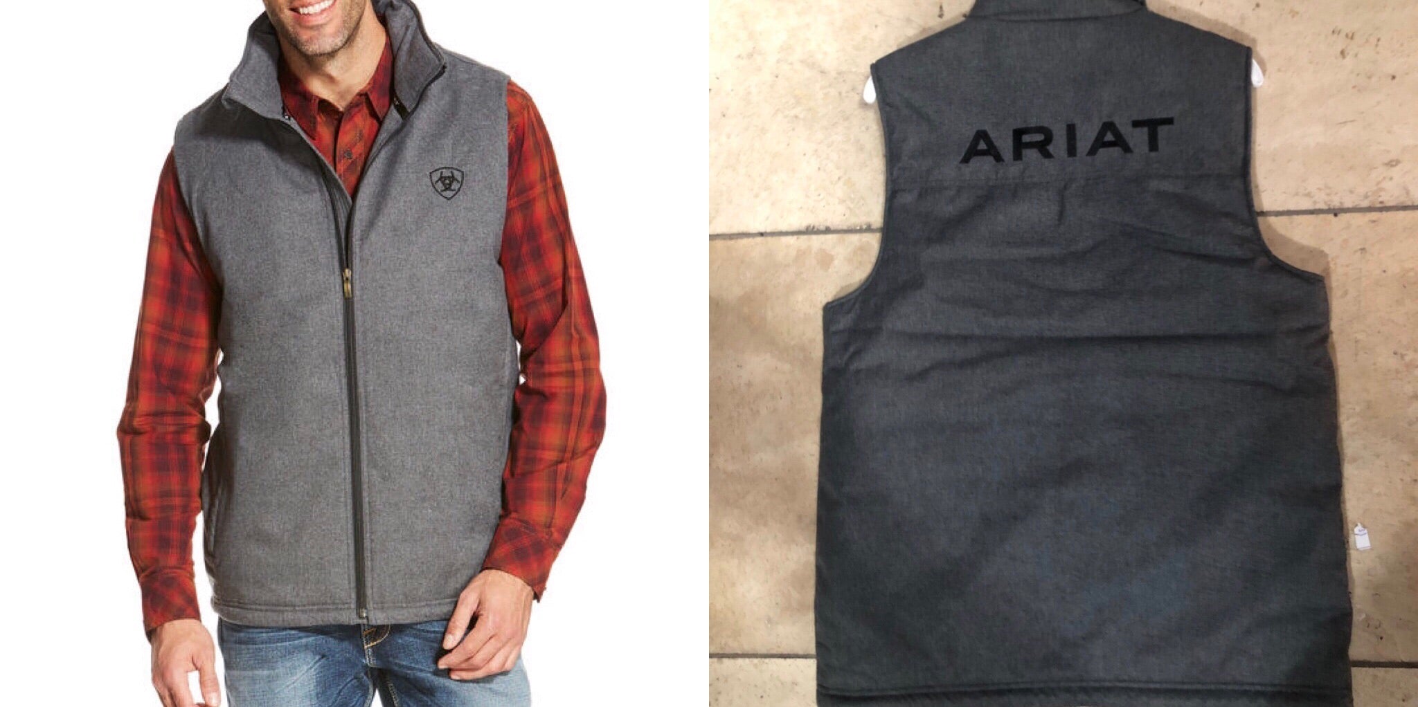 MEN'S Team Logo Vest GREY