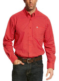 Ariat Men's Carmine Print Stretch Shirt - Red