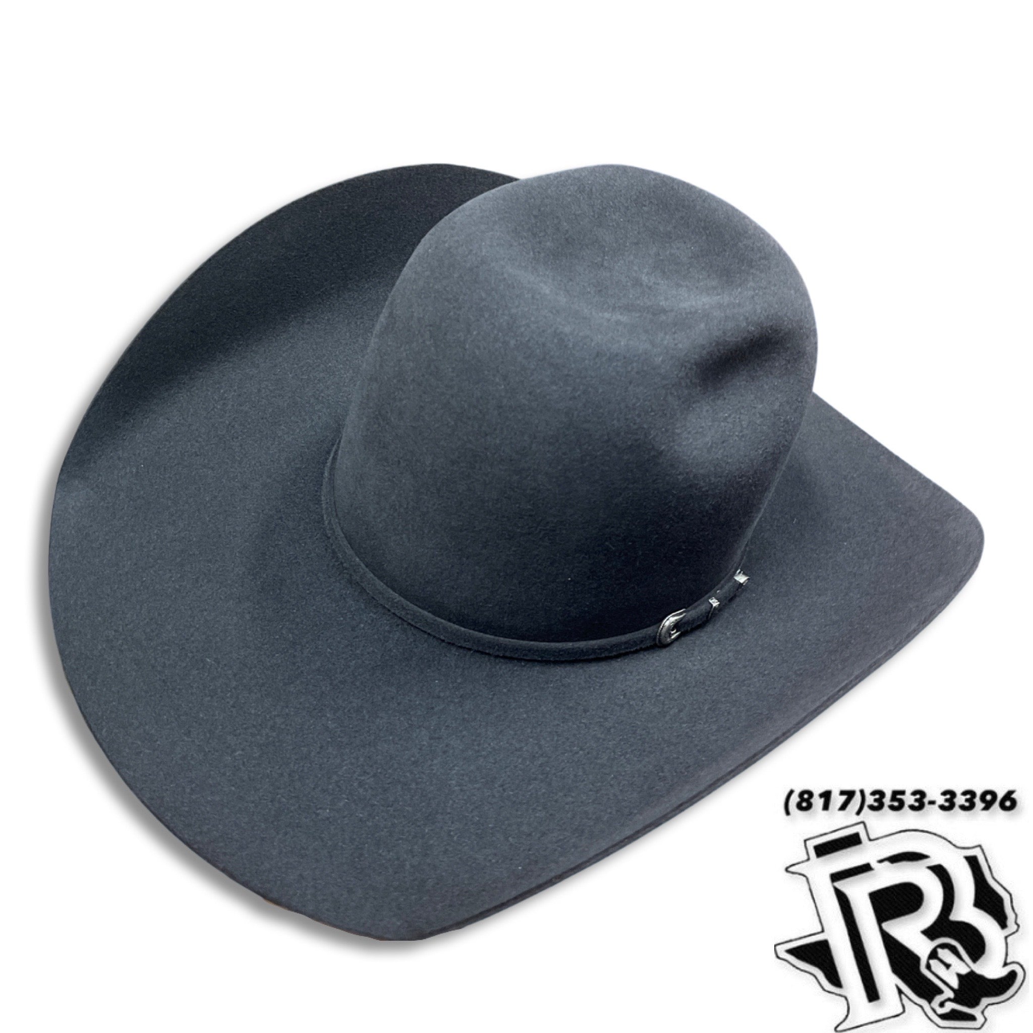 7X CHARCOAL | RODEO KING FELT COWBOY HAT