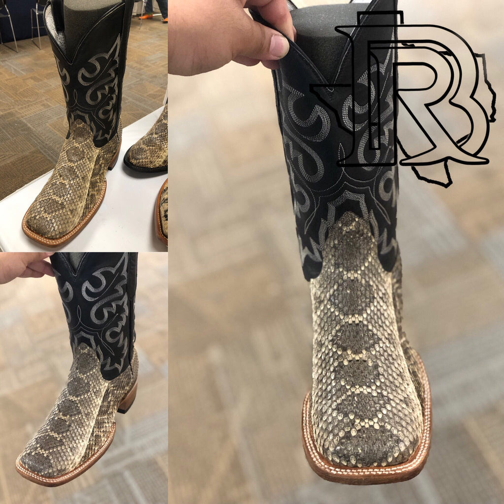 “ Westward “ | ORIGNAL RATTLESNAKE MEN SQUARE TOE WESTERN BOOTS