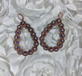 Pink panache earrings