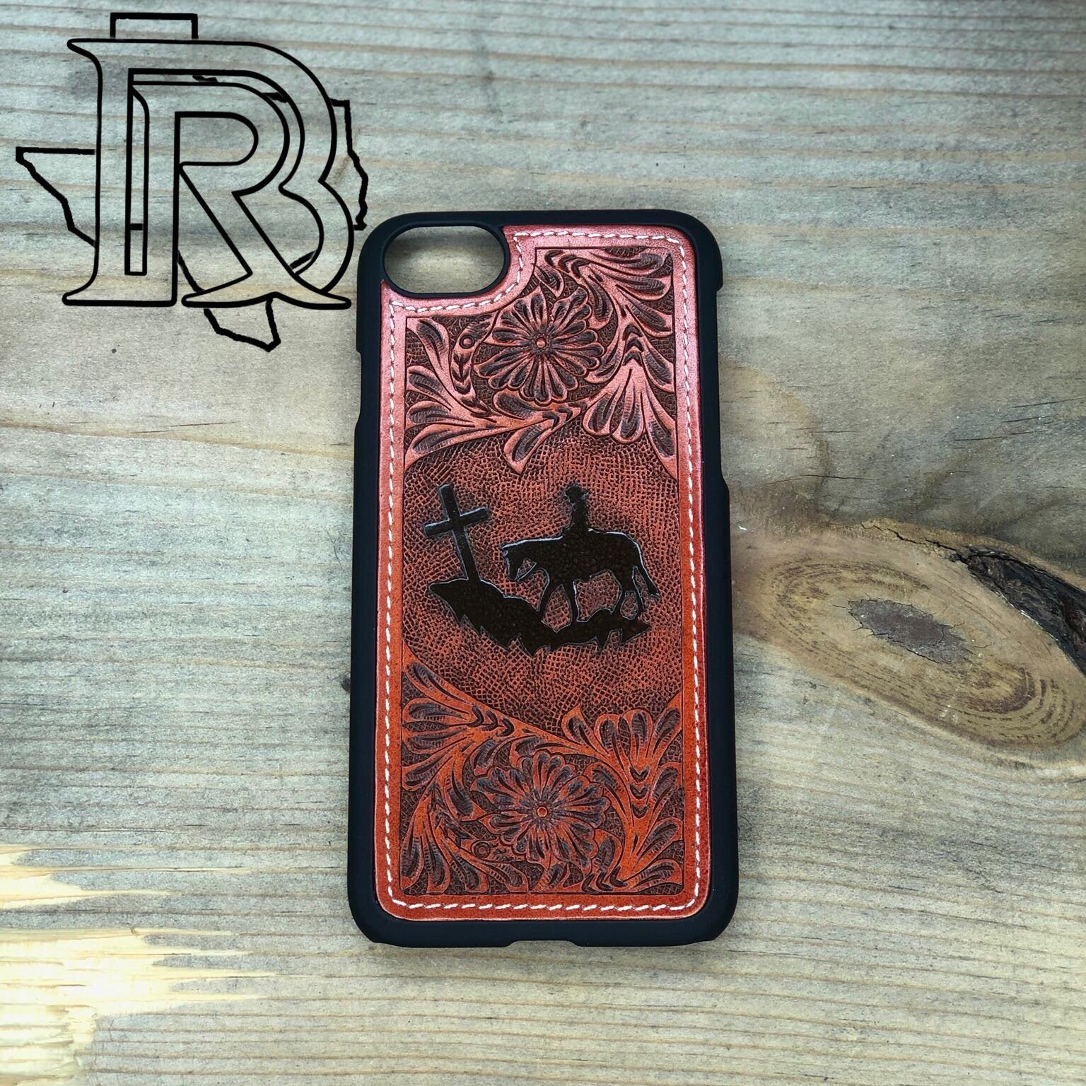 TOOLED LEATHER - IPhone 8 case
