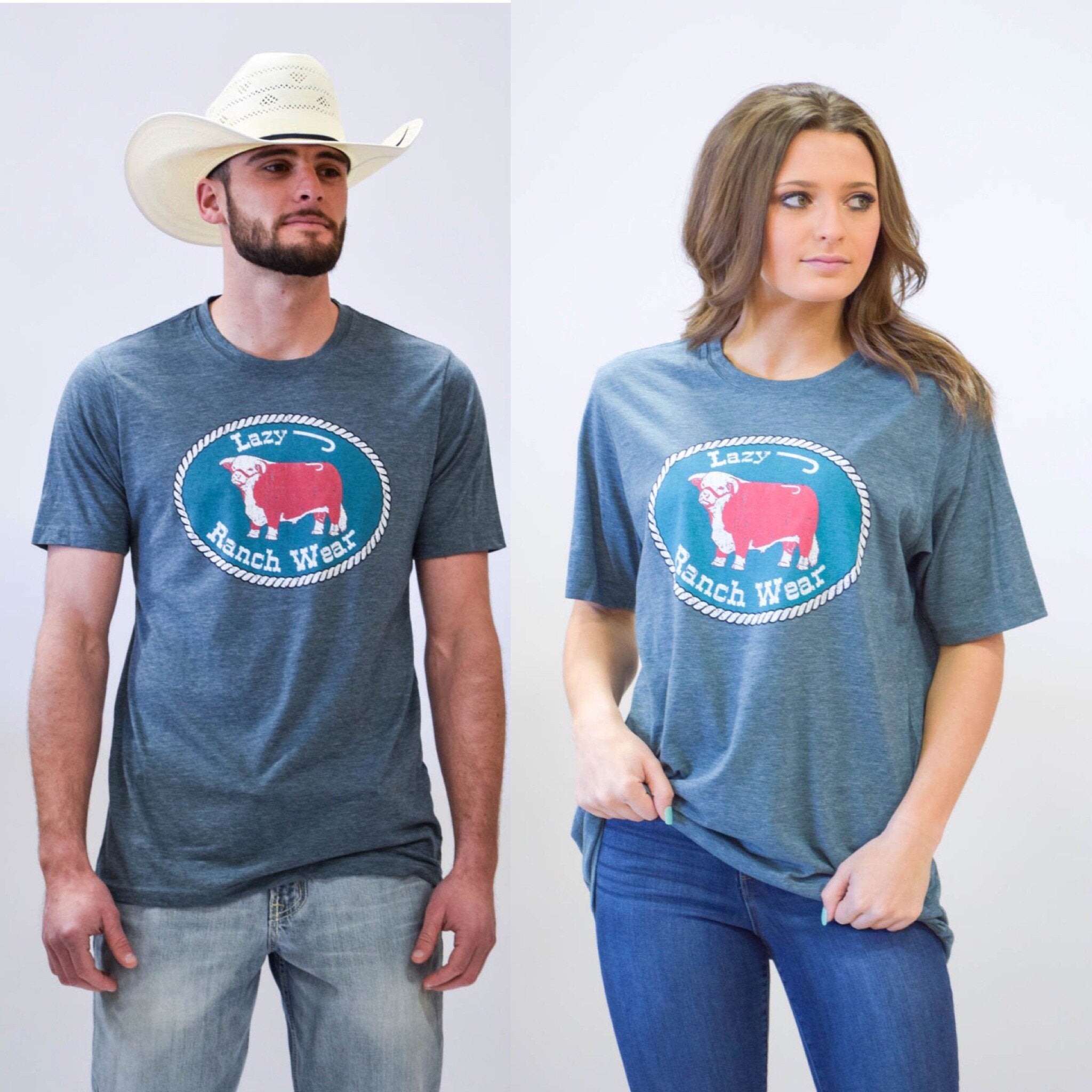 LAZY J: hereford patch original short sleeve t-shirt