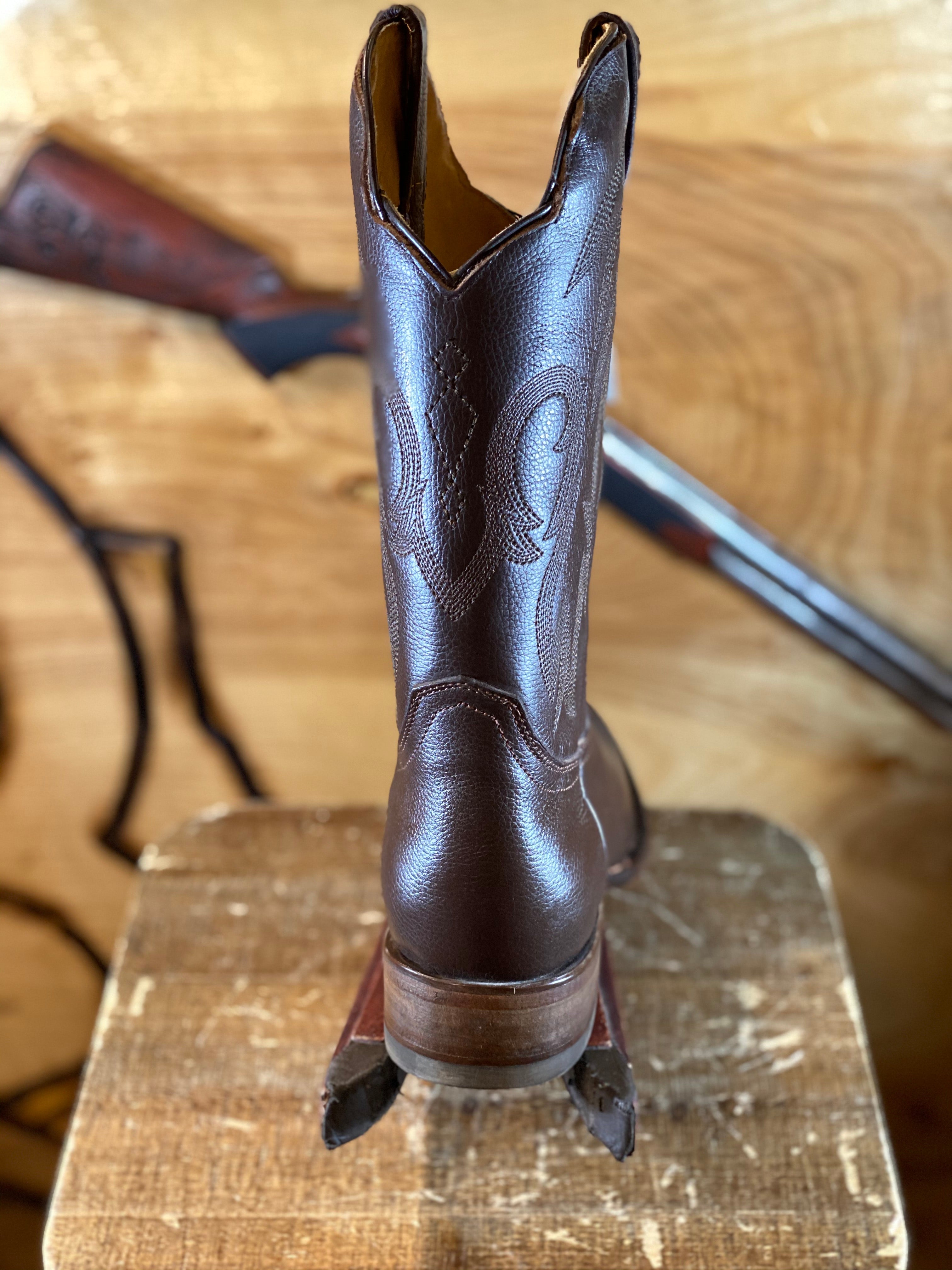 #8 EE USA DARK BROWN SQUARE TOE BOOT ‼️ON SALE‼️