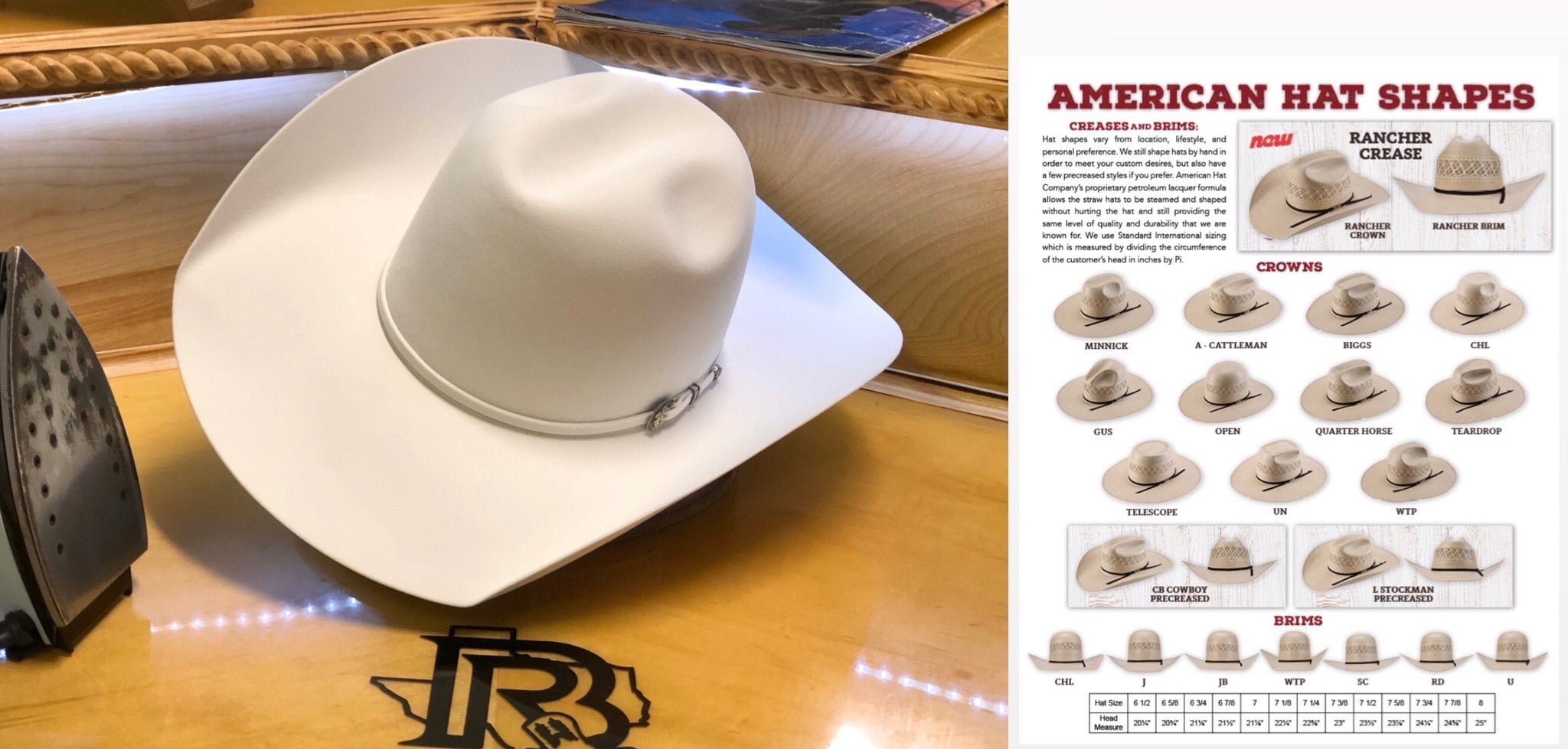 6X  WHITE | AMERICAN HAT FELT COWBOY HAT