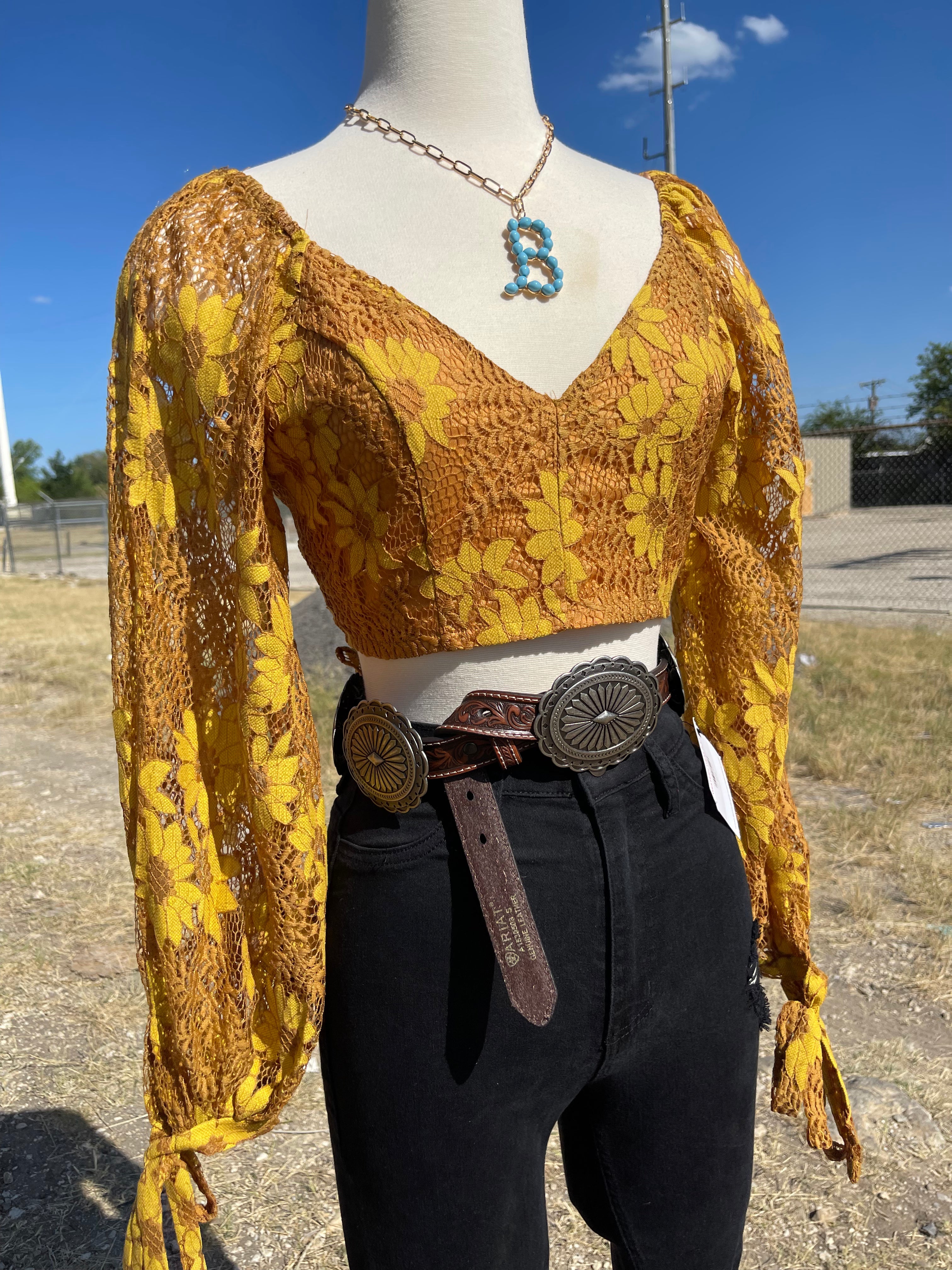 KIMMY MUSTARD TOP