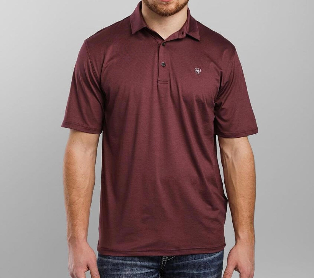 ARIAT MEN'S POLO MALBEC (10035160)