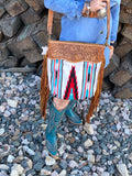 Fringe crossed Body Bag