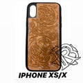 IPHONE XS/X TOOLED LEATHER CASE