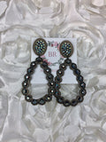 Pink panache earrings