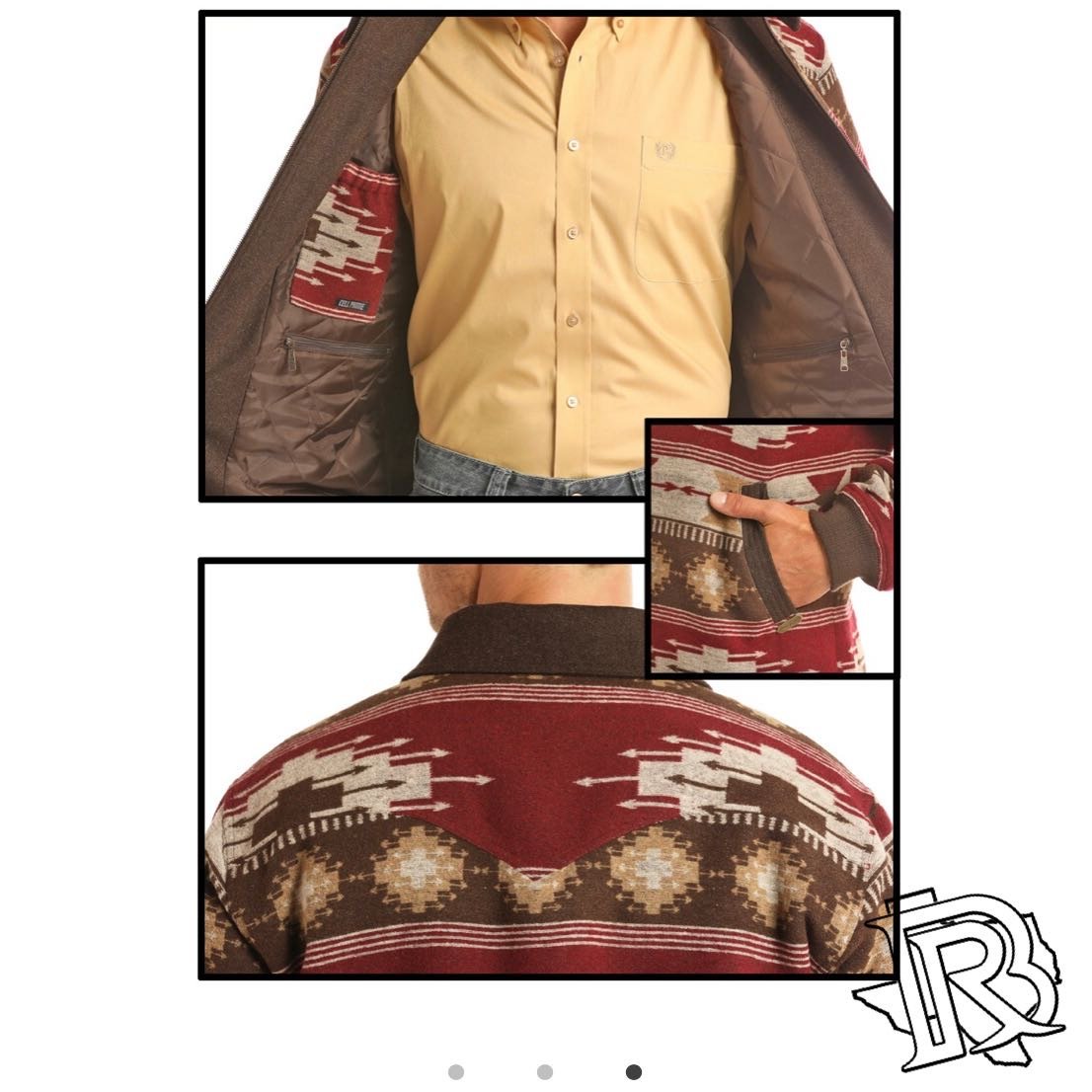 Aztec Bomber Men Jacket RIVER OUTFITTER 92-2640