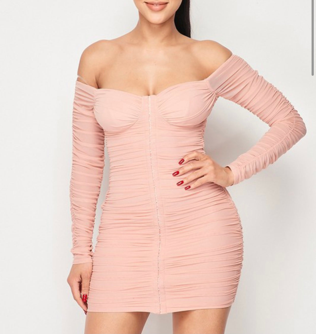 ELSY DRESS (PINK)