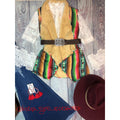 Serape print vest