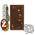 NOCONA RODEO WALLET PIERCED UNDERLAY CROSS N500002633