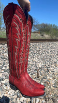 AMBER WOMEN’S BOOTS RED
