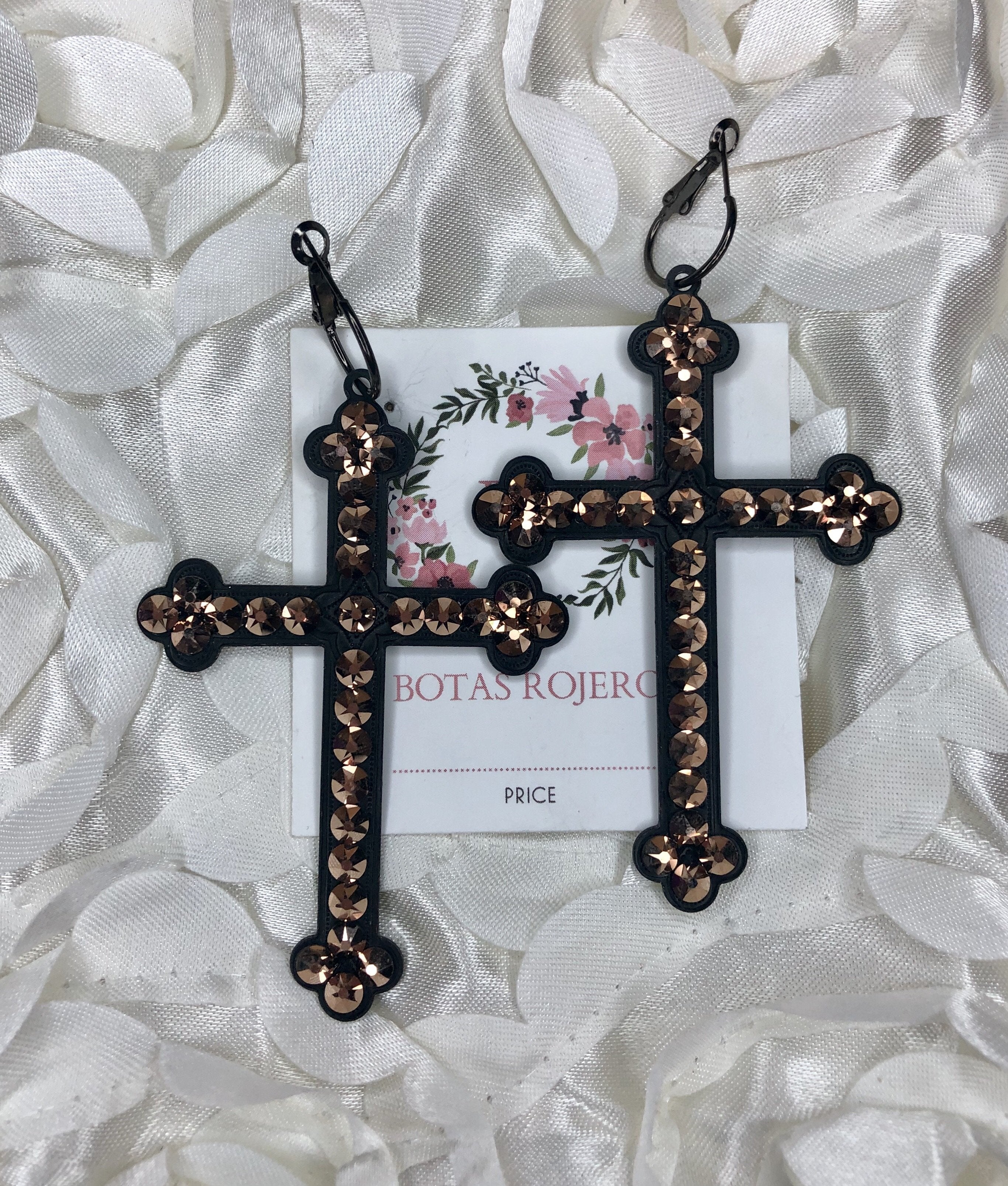 Pink panache earrings