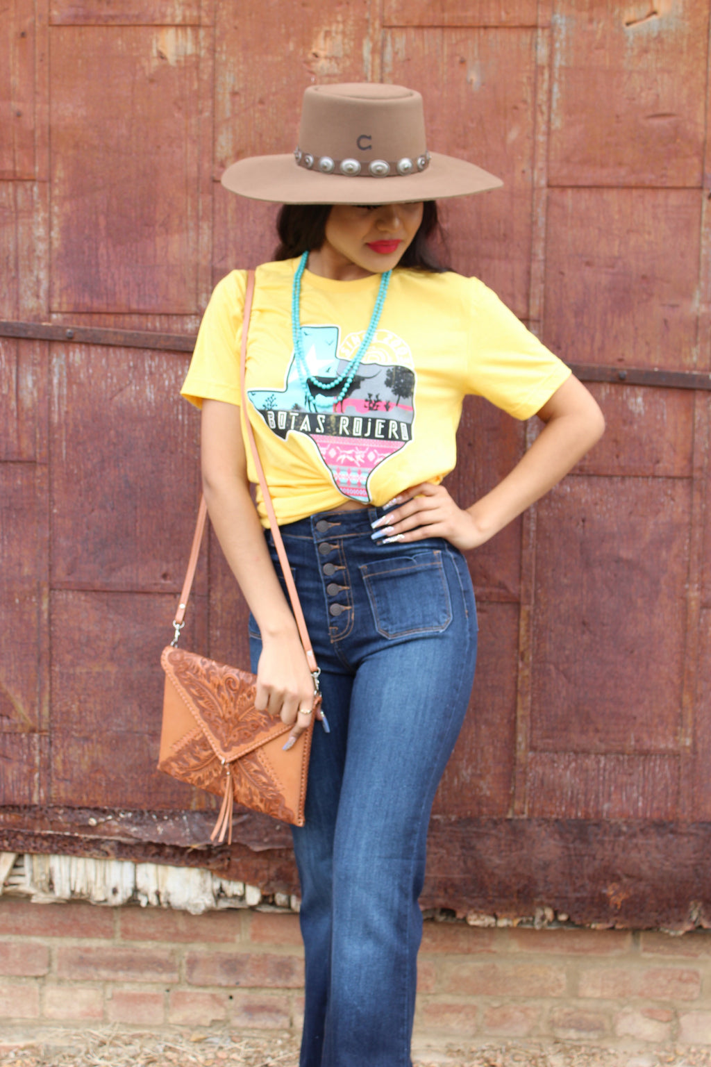 Denim bell bottoms